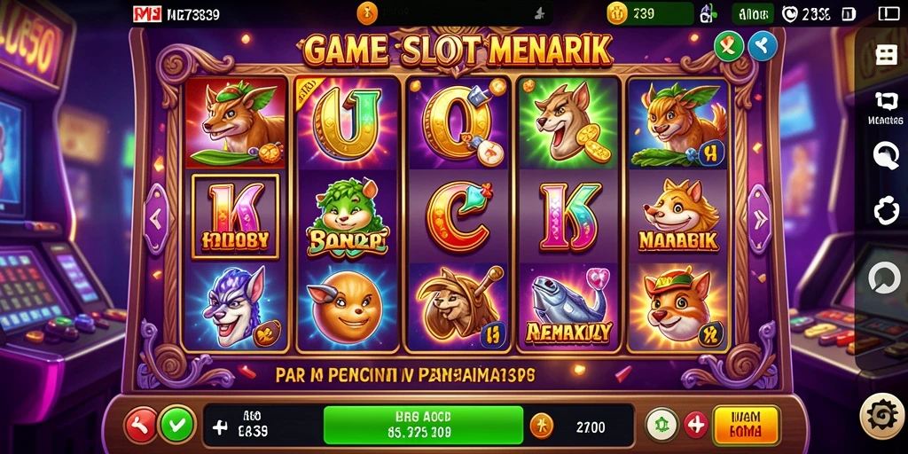 Tampilan gameplay slot yang menarik dan penuh warna di 2739.