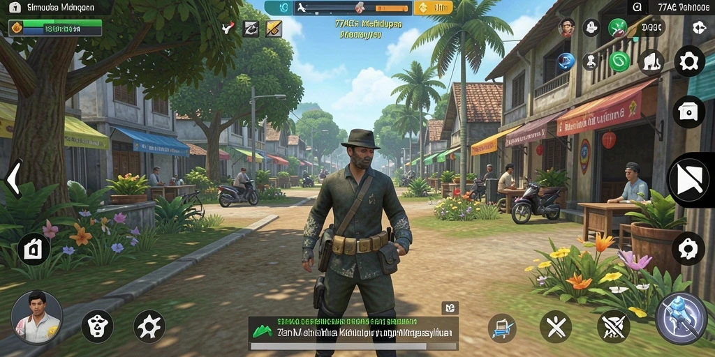 Tampilan gameplay 77AG yang mendebarkan dalam simulasi kehidupan.
