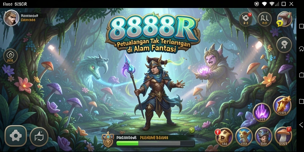 Tampilan gameplay menarik dari 888R yang menampilkan aksi petualangan.