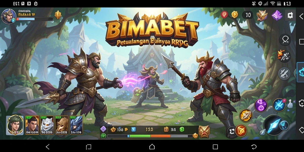 Tampilan gameplay menakjubkan dalam <strong>BIMABET</strong> saat berburu monster.