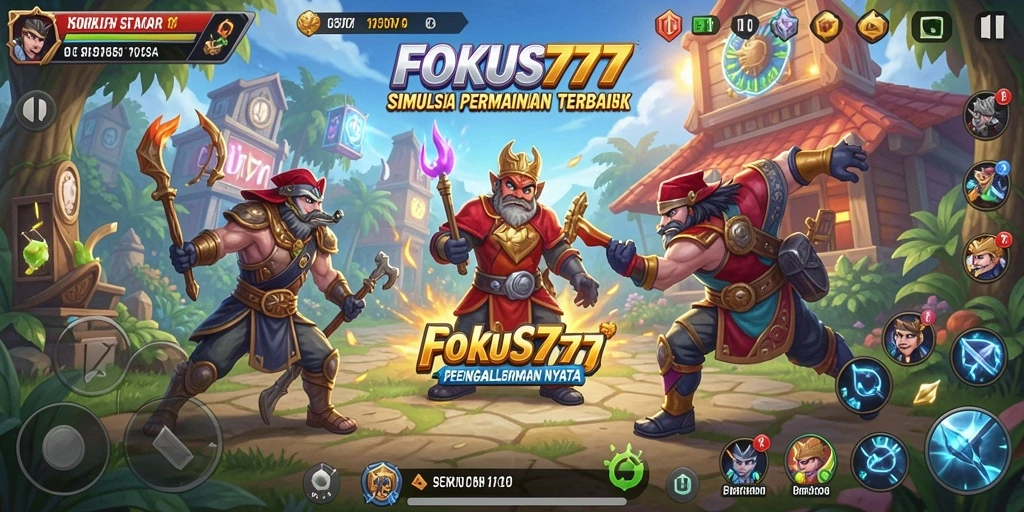 Tampilan gameplay FOKUS777 yang menawan dan realistis.