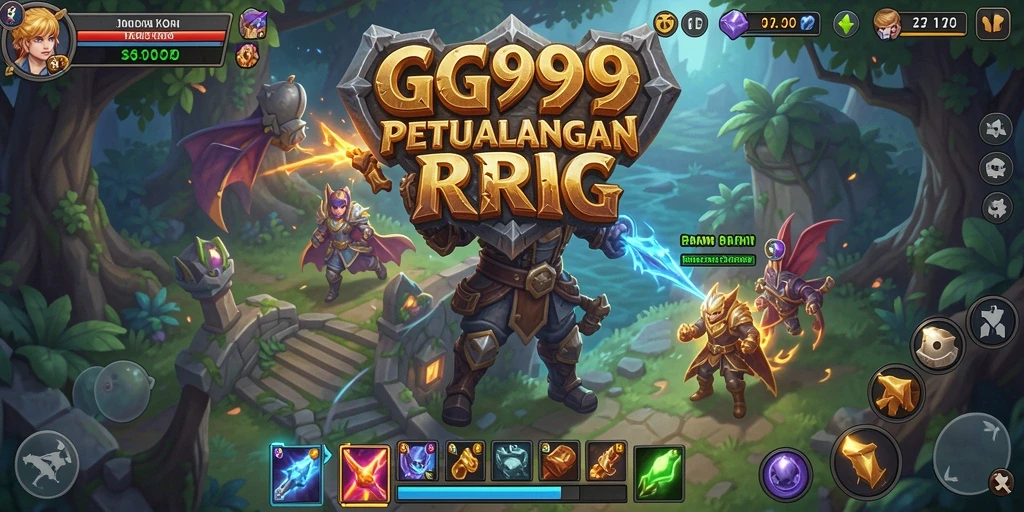 Gameplay RPG GG999 yang menarik dengan petualangan seru