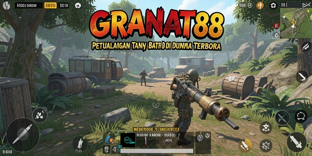 Screenshot GRANAT88 menampilkan keindahan alam dalam gameplay Open World.