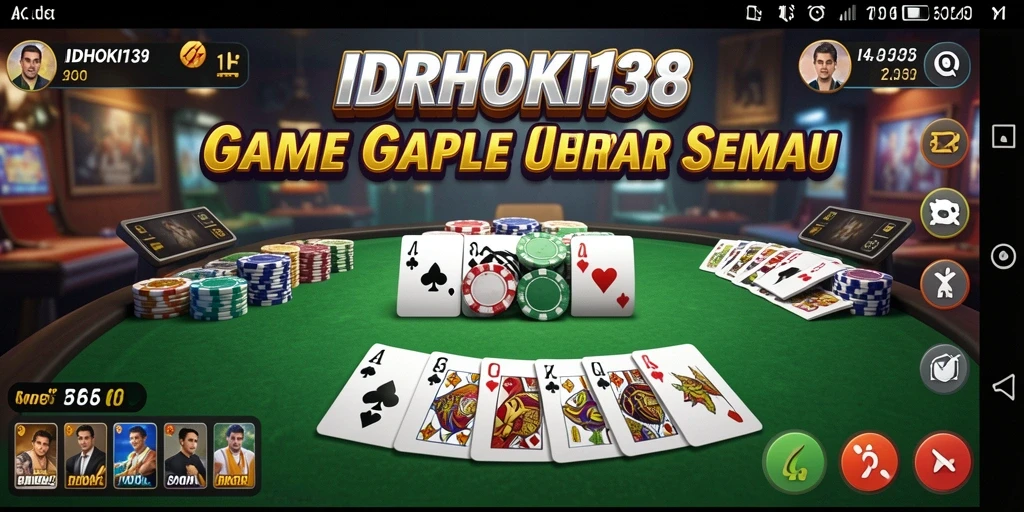 Screenshot gameplay Gaple yang seru dan interaktif.