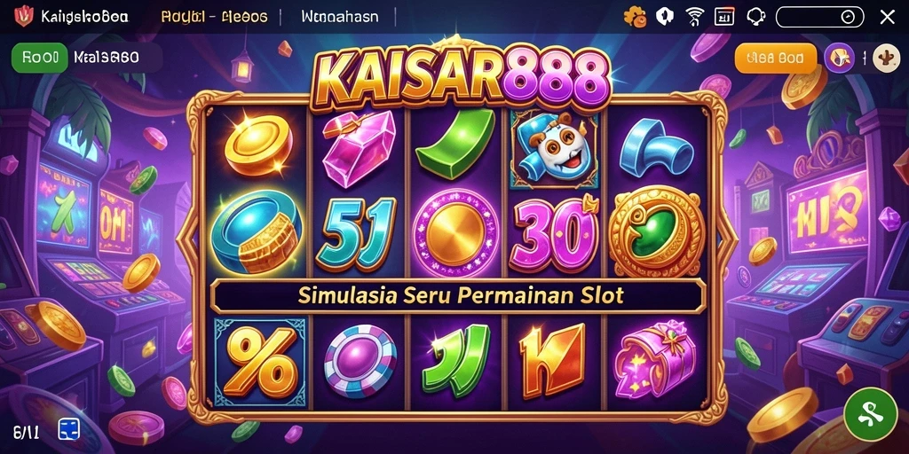 Tampilan gameplay slot yang seru di KAISAR888.