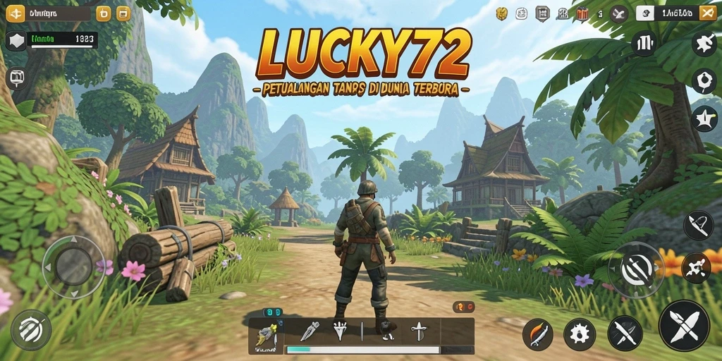 Tampilan gameplay LUCKY72 yang menakjubkan dalam dunia terbuka.