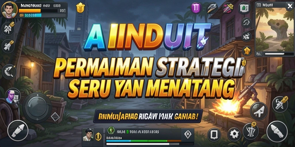 Tampilan gameplay <strong>MAINDUIT</strong> menunjukkan strategi pertempuran yang intens.