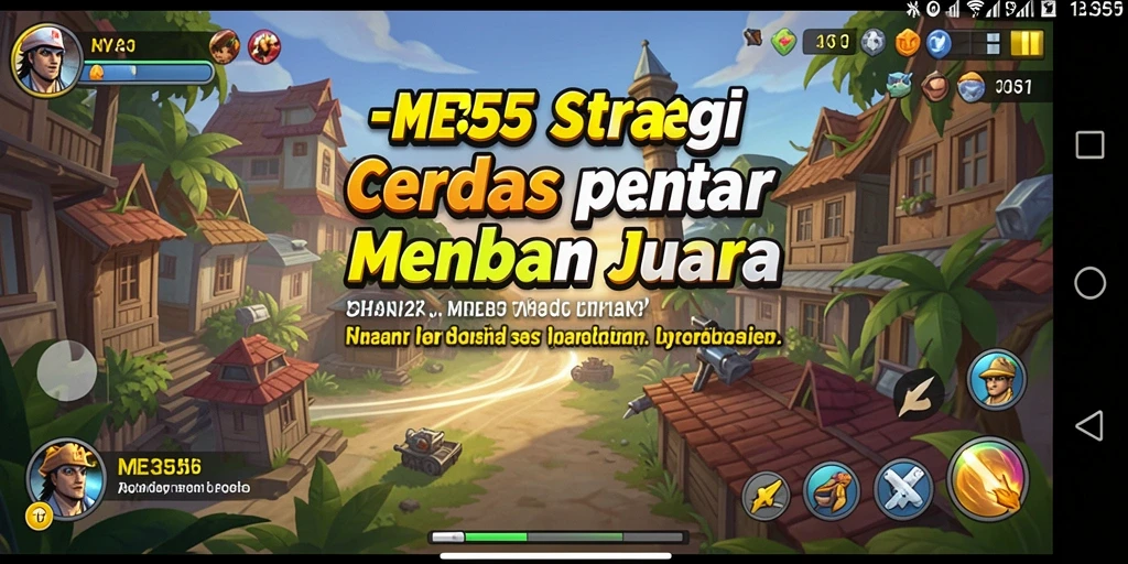 Tampilan menarik dari gameplay strategis ME355 yang mendebarkan.
