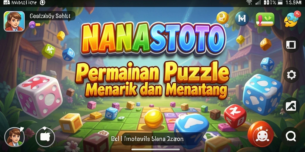 Tampilan permainan NANASTOTO yang menarik dan penuh warna.