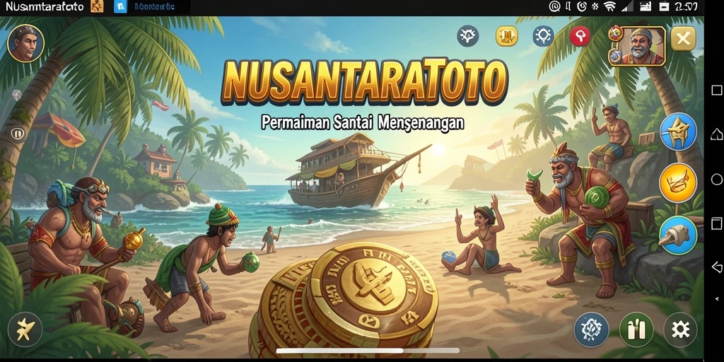 Tampilan gameplay menarik dari NUSANTARATOTO yang penuh warna.