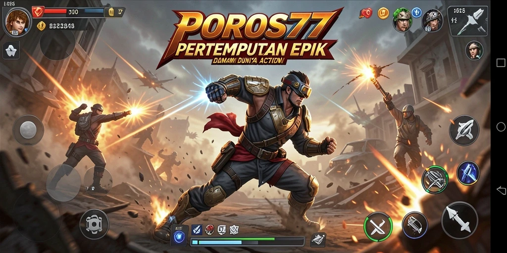 Tampilan aksi seru POROS77 dalam pertempuran yang mendebarkan.