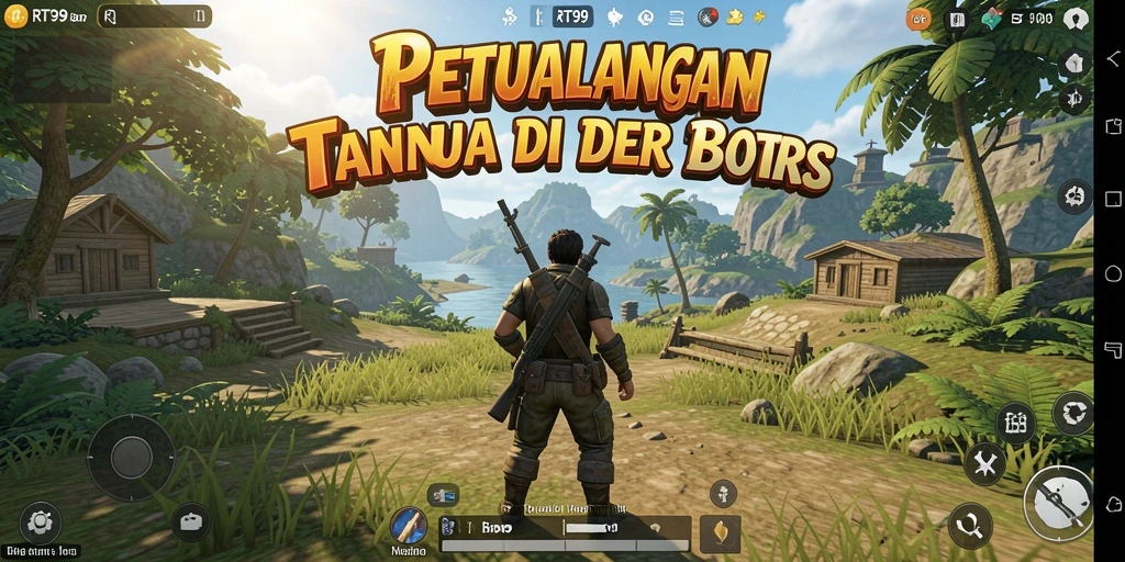 Tangkapan layar gameplay RT99 yang menarik di dunia terbuka.