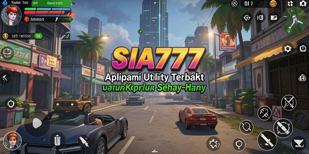 Tampilan utama SIA777 yang intuitif dan mudah digunakan.