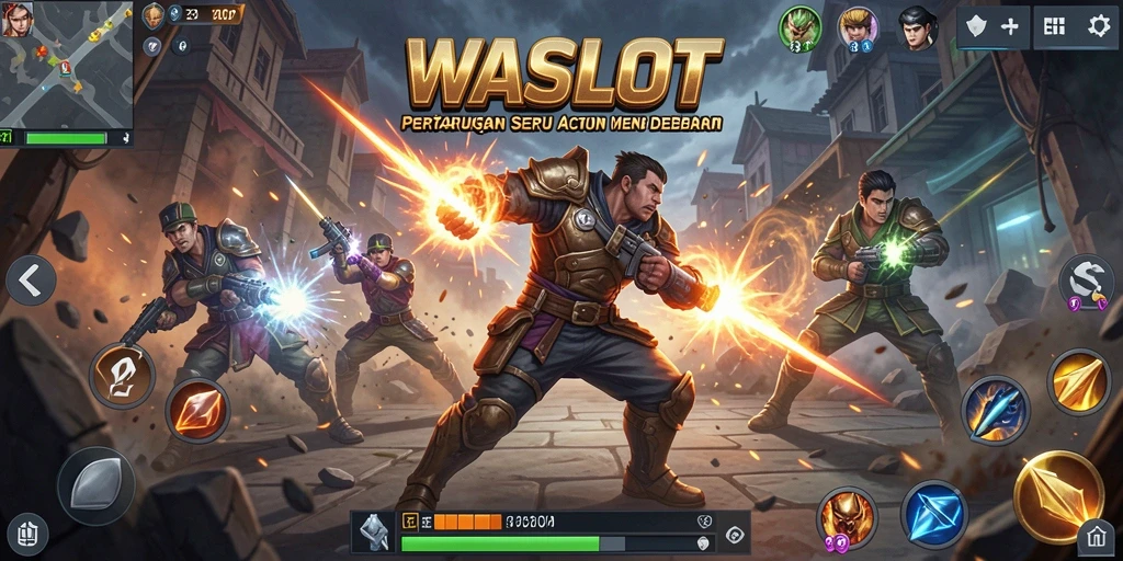 Tangkapan layar dari gameplay intens <strong>WASLOT</strong> menampilkan aksi mendebarkan.